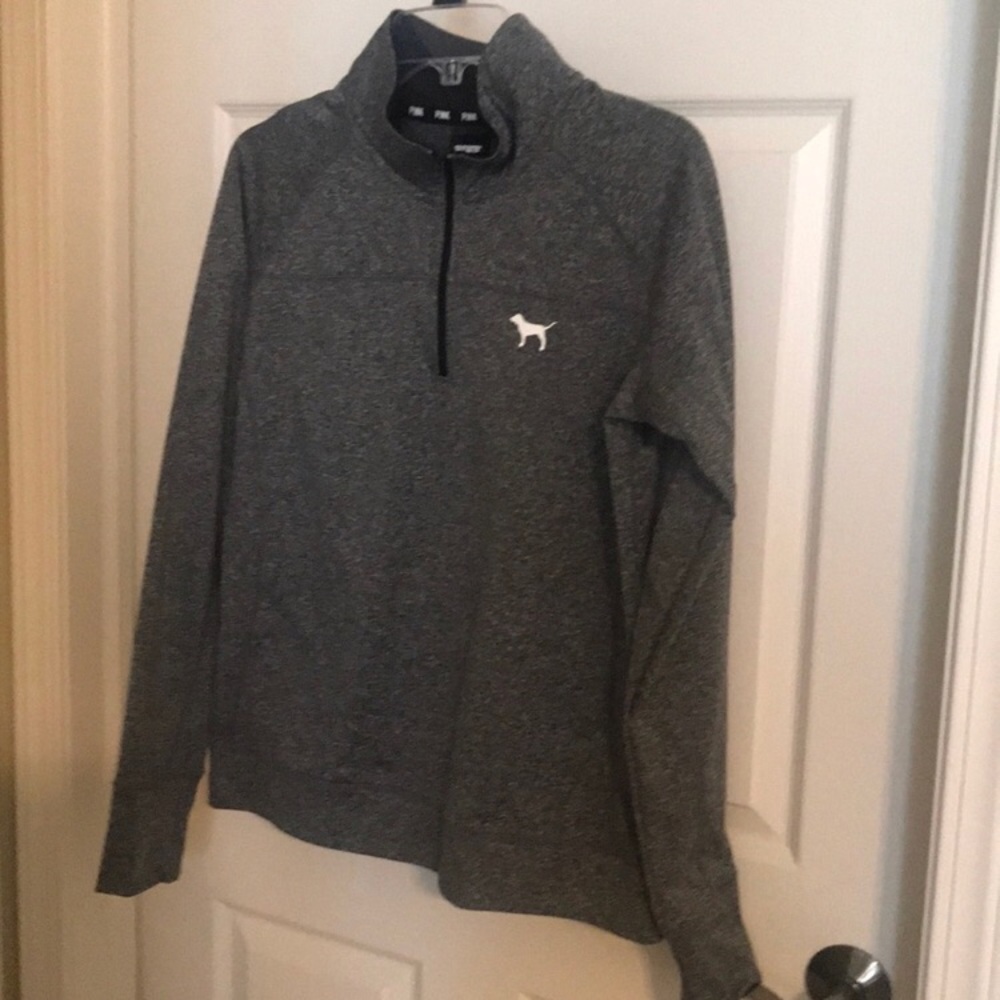 Pink jacket half zip